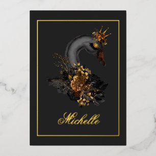 Aluminium Invitation en feuille d'aluminium pour Quinceañera