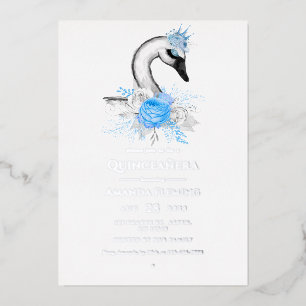 Aluminium Invitation en papier d'aluminium pour Quinceañera