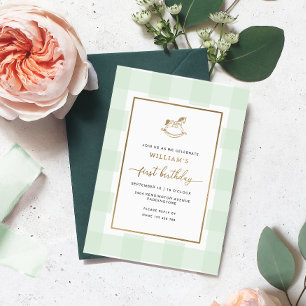 Aluminium Monnaie En vichy Cheval à Rocks Invitation de l'hu