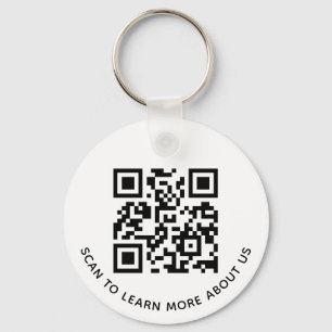Aluminium-QR-Code-Schlüsselanhänger für Firmenlogo Schlüsselanhänger