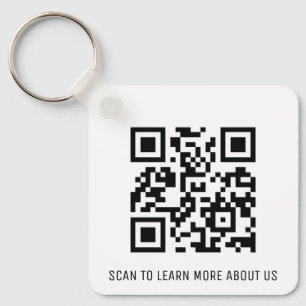 Aluminium-QR-Code-Schlüsselanhänger mit quadratisc Schlüsselanhänger