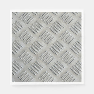 Aluminium Textur Diamantmuster Serviette