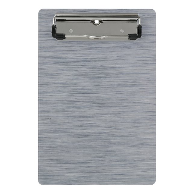 Aluminiumbürste Metallstruktur Mini Klemmbrett (Vorderseite)