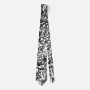 Aluminiumfolie-Entwurfs-Silber-Farbe Krawatte