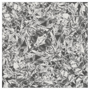 Aluminiumfolie-Entwurfs-Silber-Farbe Stoff