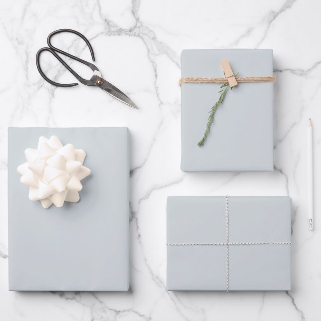 Aluminiumfolie Farbe Geschenkpapier Set (Vorderseite)