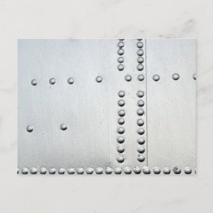 Aluminiumhaut Abstrakt Postkarte