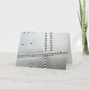 Aluminiumhaut Vintag Karte
