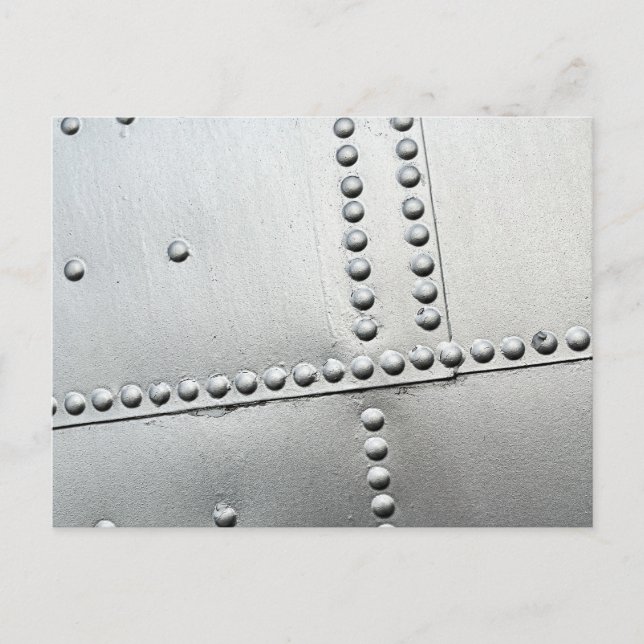 Aluminiumhaut Vintag Postkarte (Vorderseite)