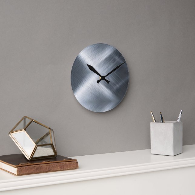 Aluminiumlackierung Runde Wanduhr (Büro)