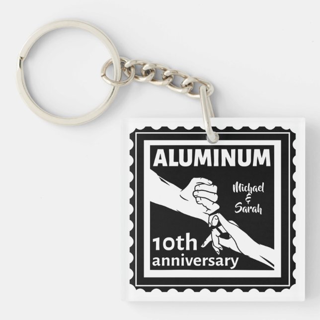 ALUMINUM cadeau traditionnel 10e anniversaire mari (Devant)