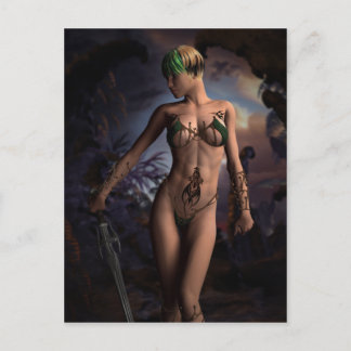 Alura Elven Warrior Postkarte