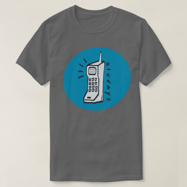Alvays Blue Rev Sehr Online Typ T-Shirt (Design vorne)