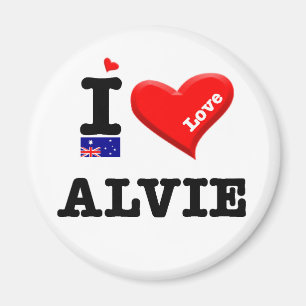 ALVIE I LIEBE MAGNET