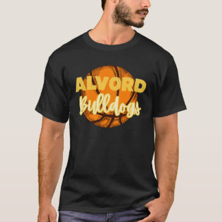 Alvord, TX Bulldogs Basketball T - Shirt