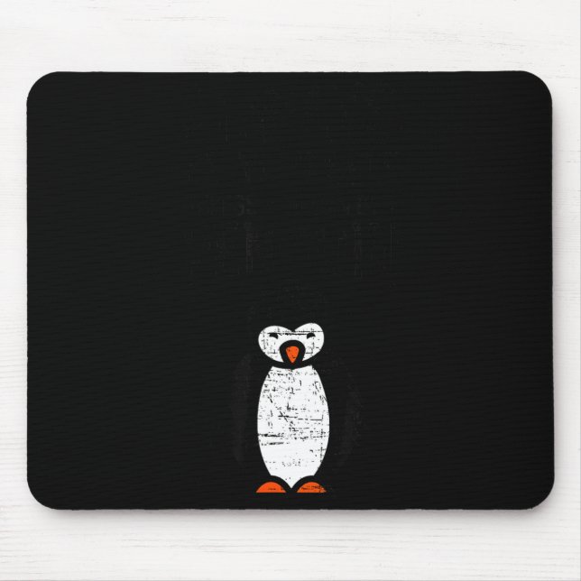 Always Be Yourself Funny Penguin Quote Design  Mousepad (Vorne)