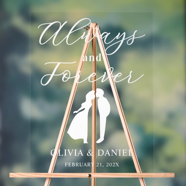 Always & Forever Minimal Elegant Wedding Welcome (Neutre)