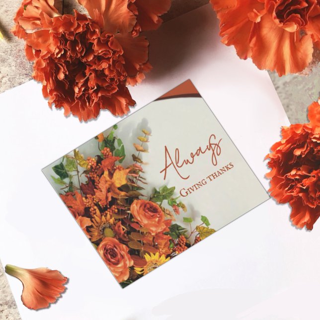 Always Giving Thanks Postkarte (Von Creator hochgeladen)