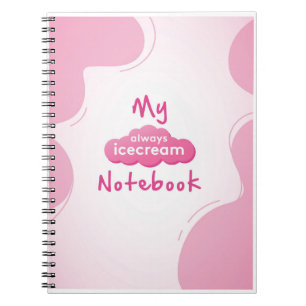 Always Icecream Notebook Notizblock
