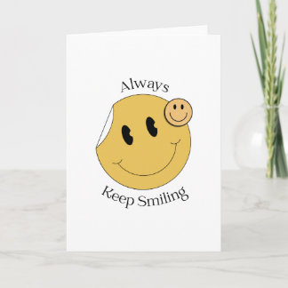 Always Keep Smiling CardFolded Program Programm