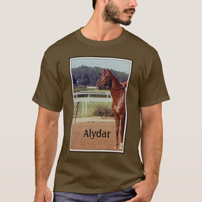 Alydar Belmont Stakes Posten-Parade 1978 T-Shirt (Vorderseite)