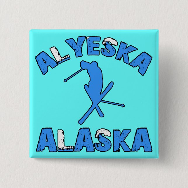 Alyeska, Alaska Button (Vorderseite)