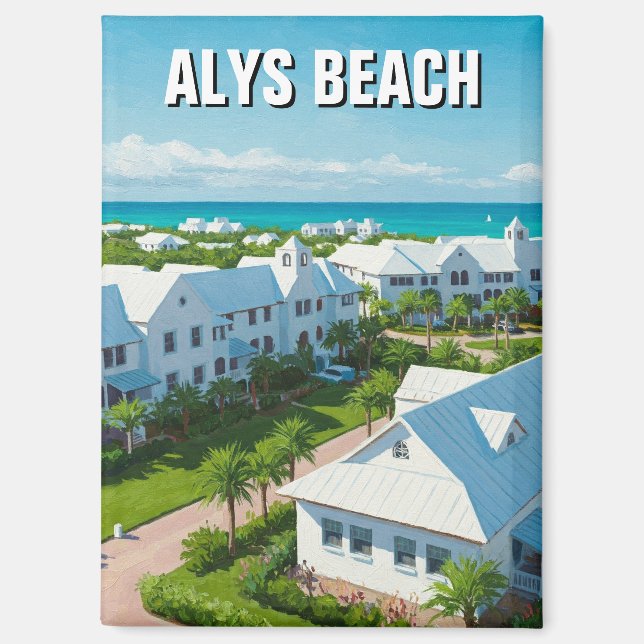 Alys Beach Florida Travel Magnet (Vorderseite)