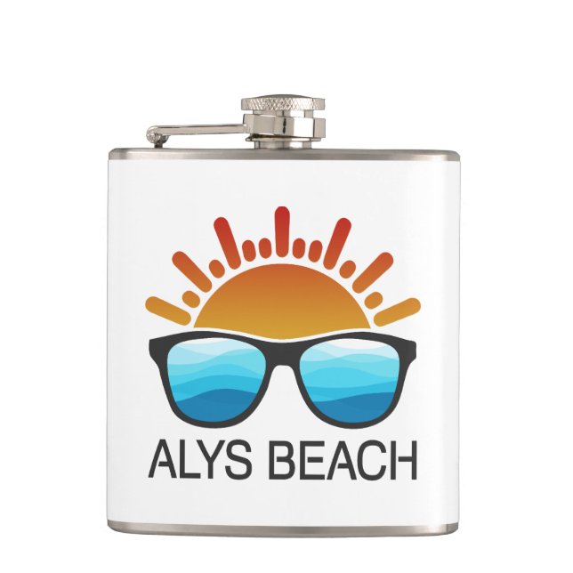 Alys Beach-Sonnenbrille Flachmann (Vorderseite)