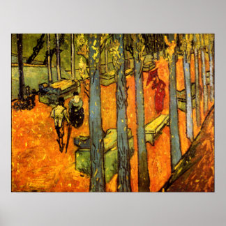 Alyscamps von Vincent Van Gogh Poster