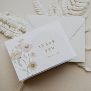 ALYSSA Floral Bloom Summer Boho Blume Babydusche Dankeskarte