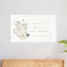 ALYSSA Floral Summer Boho Wild Blume Babydusche Banner