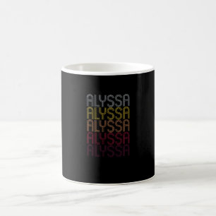 Alyssa Name Geschenk Personalisierter Vorname Kaffeetasse
