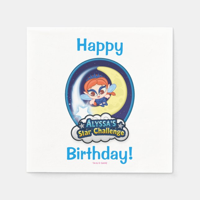 Alyssas Star Challenge Serviette (Vorderseite)