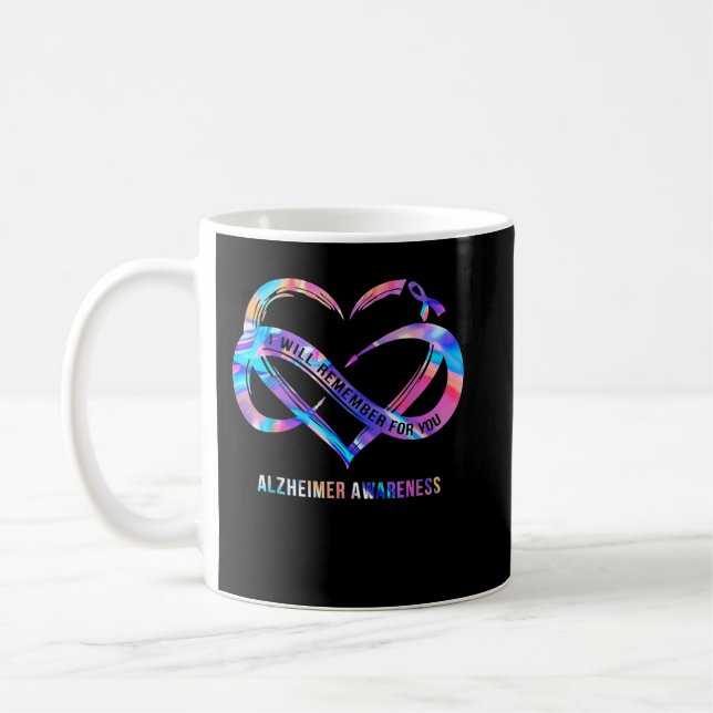 Alzheimer-Bewusstsein, an das ich mich für Sie eri Kaffeetasse (Links)