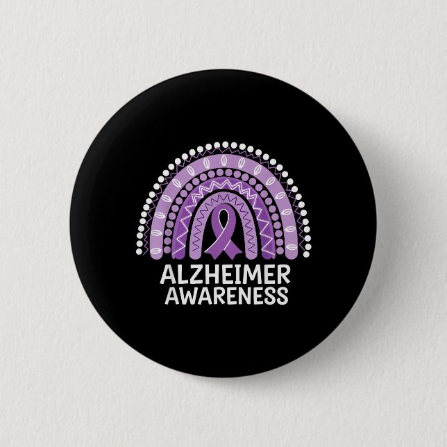 Alzheimer-Bewusstsein Button (Vorderseite)