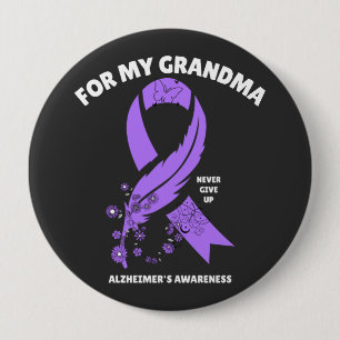 Alzheimer-Bewusstsein - für mein Oma Button