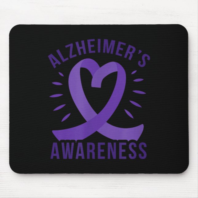 Alzheimer-Bewusstsein  Mousepad (Vorne)