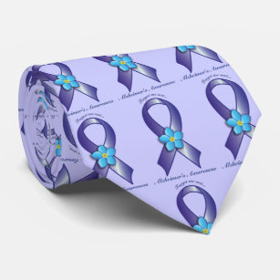Alzheimer Bewusstseins-Band mit vergessen mich Krawatte