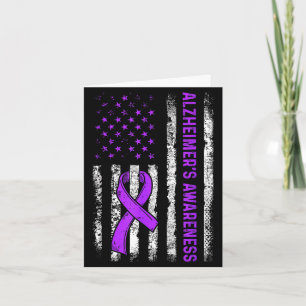 Alzheimer-Bewusstseins-Kampf amerikanische USA-Fla Karte