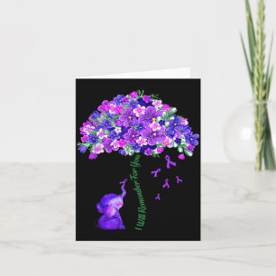 Alzheimer-Blume erinnere dich an den Monat der Bew Karte