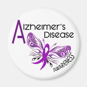 Alzheimer-Krankheit BUTTERFLY 3 Bewusstsein Magnet