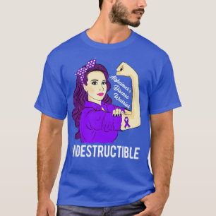 Alzheimer-Krankheit Krieger unzerstörbare Kriege T-Shirt