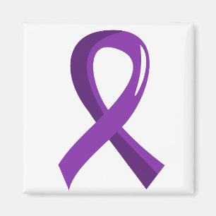 Alzheimer-Krankheit - Lila Band 3 Magnet