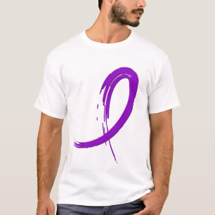 Alzheimer Krankheits-lila Band A4 T-Shirt