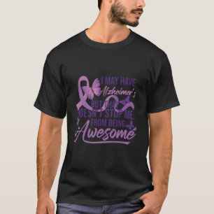 Alzheimer-Monatsbewusstsein Ich Habe Vielleicht Al T-Shirt