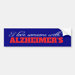 Alzheimer-Syndrom psychische Gesundheit Autoaufkleber