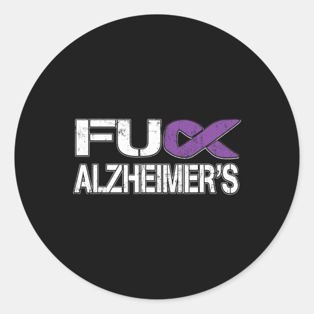 Alzheimerheimer Support Heimer Runder Aufkleber (Vorderseite)