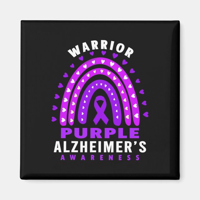 - Alzheimerheimer Warrior - Heimer-Bewusstsein Magnet (Vorne)
