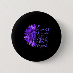 Alzheimerheimers und Sensibilisierungserinnen Button