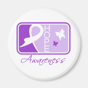 Alzheimerkrankheit-Hoffnungs-Bewusstseins-Fliese Magnet